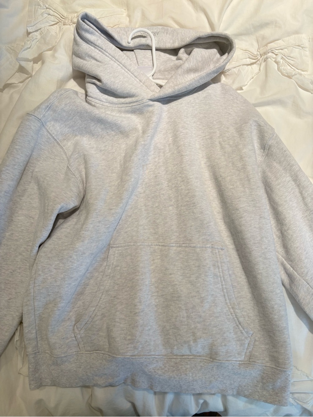 Aritzia Light Gray Pullover Hoodie